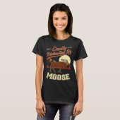 Easily distracted by Moose Scandinavia Moose Antle T-shirt (Voorkant volledig)