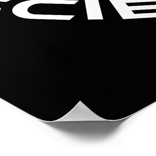 Easily Distracted By Science Fiction Poster (Hoek)