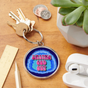 Easing GOD Out Geode 12 Stap AA Recovery Slogan Sleutelhanger