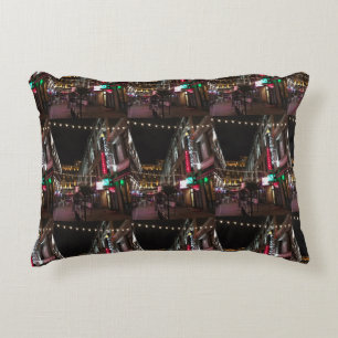 East 4th Street, Cleveland, Ohio Foto Pillow Accent Kussen