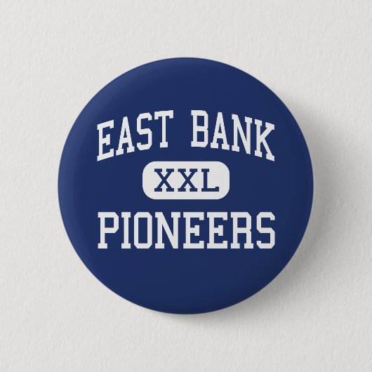 East Bank Pioneers Middle East Bank Ronde Button 5,7 Cm (Voorkant)