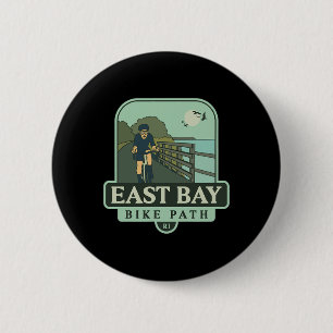 East Bay Bike Path - Rhode Island (fietsen) Ronde Button 5,7 Cm