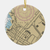 East Boston MA Chart Keramisch Ornament (Voorkant)