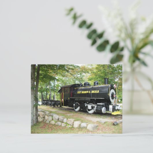 East Branch & Lincoln Train New Hampshire Postcard Briefkaart (Staand voorkant)