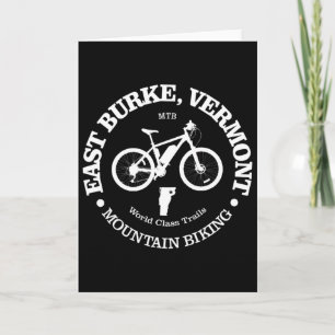 East Burke Grappige East Burke Vermont Berg Fietse Kaart