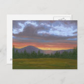 East Burke Vermont Mountain paysage Carte postale (Devant / Derrière)