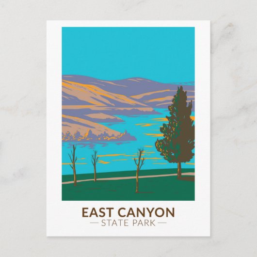East Canyon State Park Utah  Briefkaart (Voorkant)