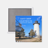 East Chop Lighthouse, Massachusetts Magnet (Recto/Verso)