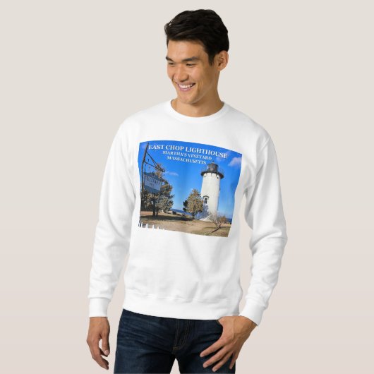 East Chop Lighthouse, Massachusetts Sweatshirt (Voorkant volledig)
