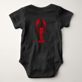 East Coast Baby Lobster Nova Scotia Canada Romper (Achterkant)