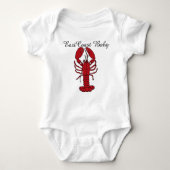 East Coast Baby Lobster Nova Scotia Canada Romper (Voorkant)