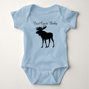 East Coast Baby Moose Nova Scotia Canada Romper