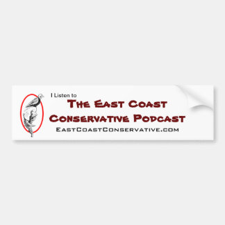 East Coast Conservative Podcast Bumpersticker