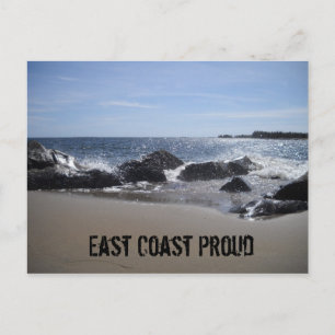East Coast Fiers - Plage / Rocks Carte postale