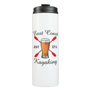 East Coast Kayaking est IPA beer Thermal Tumbler Thermosbeker