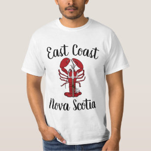 East Coast Nova Scotia Red drident lobster T-Shirt