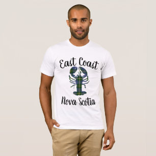 East Coast Nova Scotia tartan lobster T-Shirt
