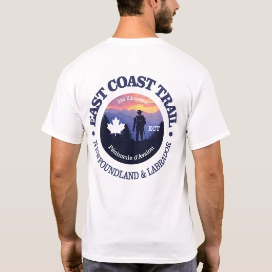 East Coast Trail (RD2) T-shirt (Achterkant)