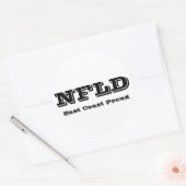 East Coast Trotse Newfoundland Sticker (Envelop)