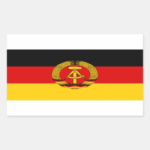 East German Flag Sticker