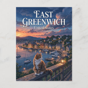 East Greenwich, Rhode Island, Verenigde Staten Briefkaart