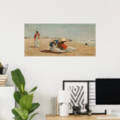 East Hampton Beach - Winslow Homer Poster d'art (Bureau à domicile)
