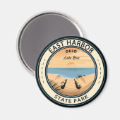 East Harbour State Park Ohio Badge Magneet (Voorkant / Achterkant)