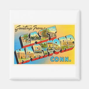 East Hartford Connecticut CT Old Travel Souvenir Magneet