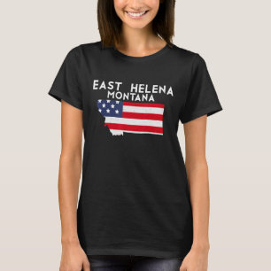 East Helena Montana USA State America Travel Monta T-shirt