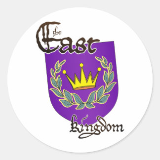 East Kingdom met Tekst sticker
