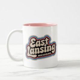 East Lansing 70s Retro Michigan  Koffie Mok