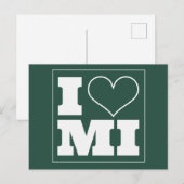 East Lansing (MI) Uitnodiging voor achterklep (Voorkant / Achterkant)