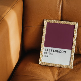 East London Iron - Volledige breedte Perfect Poster