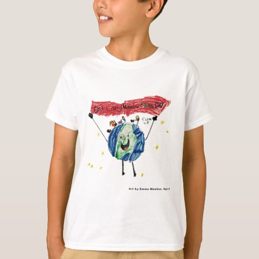 East Longmeadow Earth Day Kinder T-shirt (Voorkant)