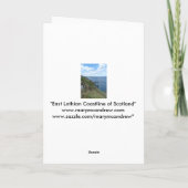 "East Lothian Coastline of Scotland" Kaart (Achterkant)