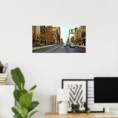 East Main Street 1960s Poster (Thuiskantoor)