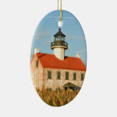 East Point Lighthouse. Keramisch Ornament (Rechts)