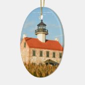 East Point Lighthouse. Keramisch Ornament (Links)