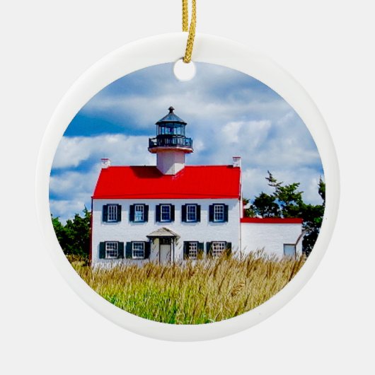 East Point Lighthouse Keramisch Ornament (Voorkant)