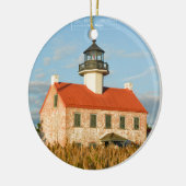 East Point Lighthouse. Keramisch Ornament (Links)