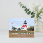 East Point Lighthouse, New Jersey Briefkaart (Staand voorkant)