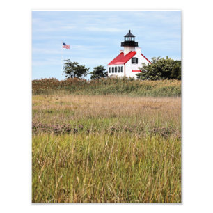 East Point Lighthouse, New Jersey Foto Print Afdruk