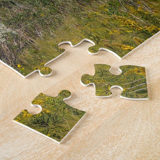 East Point Lighthouse, New Jersey Jigzaag Puzzle Legpuzzel (Zijkant)