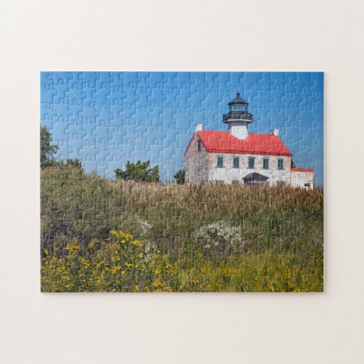 East Point Lighthouse, New Jersey Jigzaag Puzzle Legpuzzel (Horizontaal)
