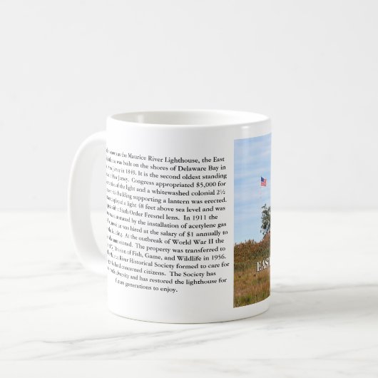 East Point Lighthouse, New Jersey Mug (Devant gauche)