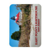 East Point Lighthouse, New Jersey Photo Magnet (Vertical)