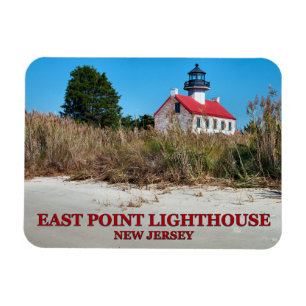 East Point Lighthouse, New Jersey Photo Magnet Magneet