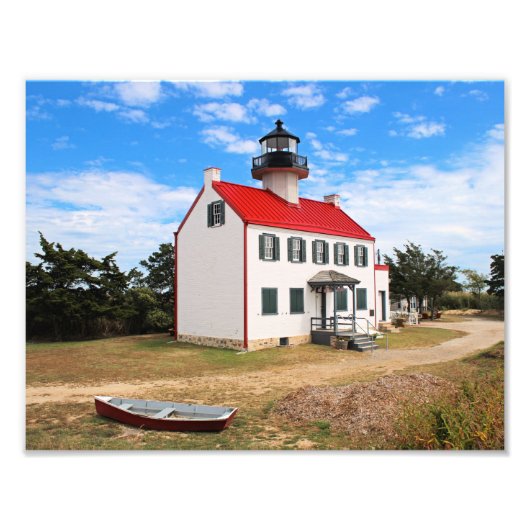East Point Lighthouse, New Jersey Photo Print (Devant)