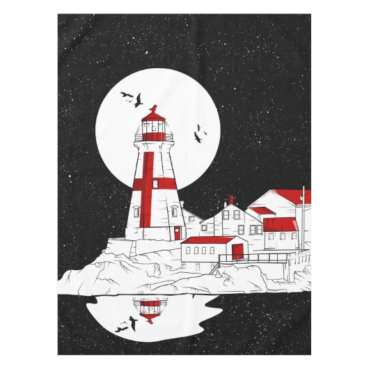 East Quoddy Head Lighthouse flat Tafelkleed (Voorkant)
