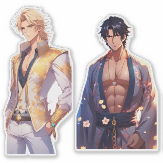 East Rencontre West Husbando Sticker Pack | Anime  (Devant)